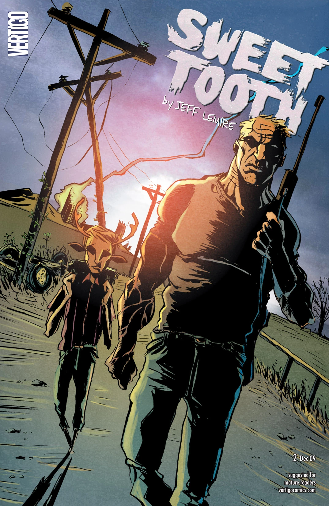 Sweet Tooth #2 (DC, 2009 — Cover A) cover
